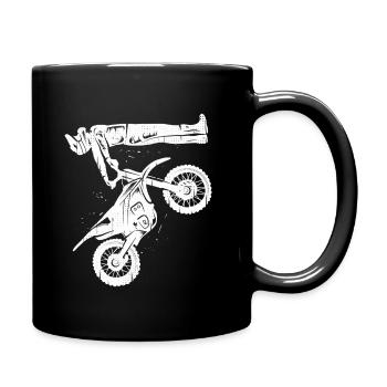Dirt Biker Dirt Bike Hommes Enfants Motocross Garçons - Mug uni - noir - Droite