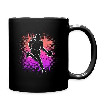 Basketball Kids Women Basketball Girls - Full Colour Mug - black - Right