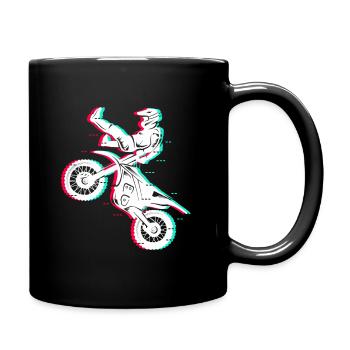 Motocross Dirt Bike Enfants Garçons Dirt Biker Hommes - Mug uni - noir - Droite