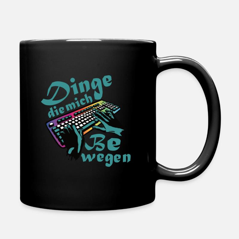 Things That Move Me Funny Gaming - Full Colour Mug - black