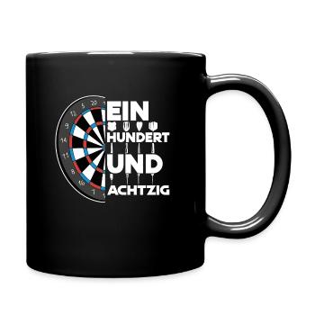 180 Darts Funny Darts - Full Colour Mug - black - Right