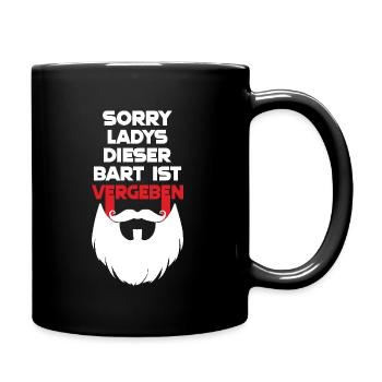 Sorry lady this beard is taken - Full Colour Mug - black - Right