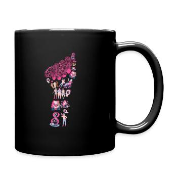 Frauentag Mama hat immer recht Muttertag - Tasse einfarbig - Schwarz - Rechts