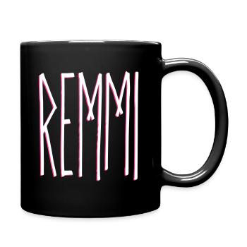 REMMI | Remmi-Demmi | Partnerlook - Tasse einfarbig - Schwarz - Rechts