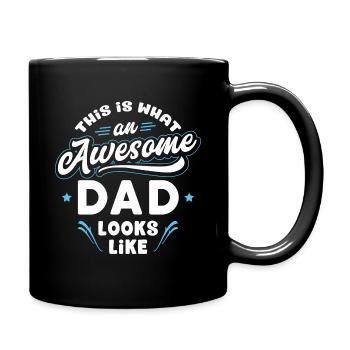 This Is What An Awesome Dad Looks Like - Full Colour Mug - black - Right