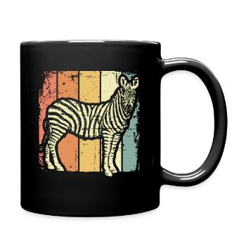 Africa Zebra - Full Colour Mug - black - Right