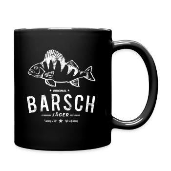 Last litter perch Jaeger fishing - Full Colour Mug - black - Right