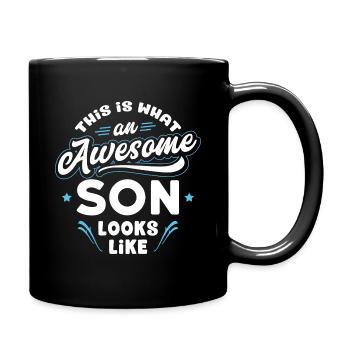 This Is What An Awesome Son Looks Like - Full Colour Mug - black - Right