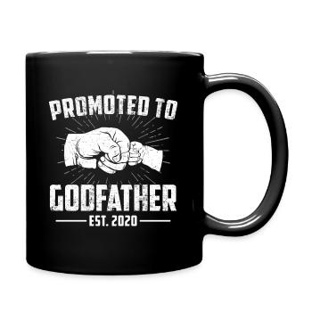 Promu au parrain Est. 2020 - parrain parrain - Mug uni - noir - Droite