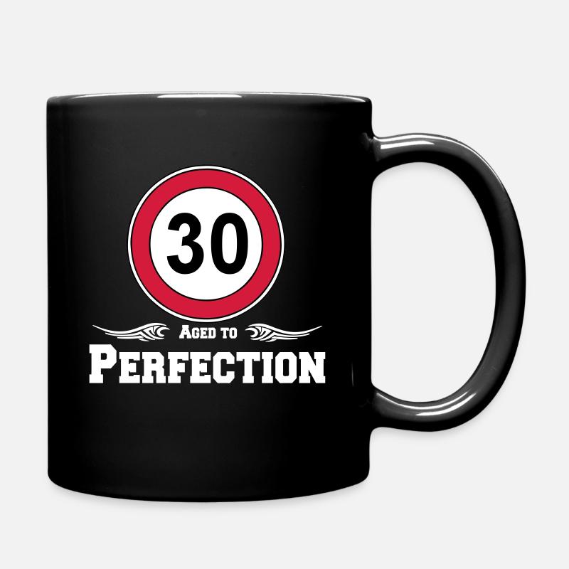 30.Anniversaire , vieilli à la perfection 30 (25) - Mug uni - noir