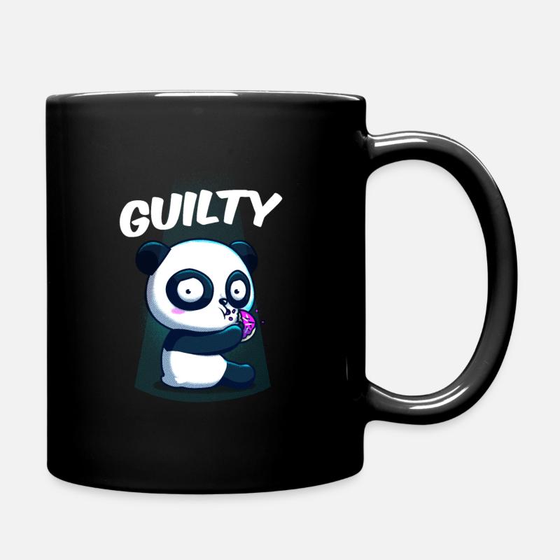 Guilty Bear - Full Colour Mug - black