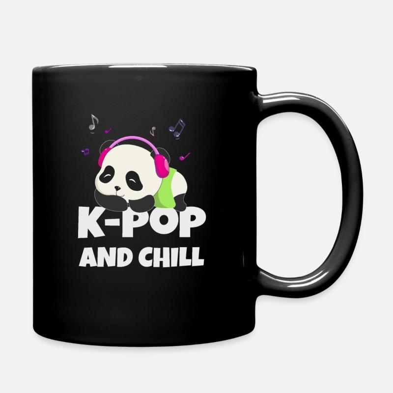 K-POP und chillen. Schwarz # 2 - Tasse einfarbig - Schwarz