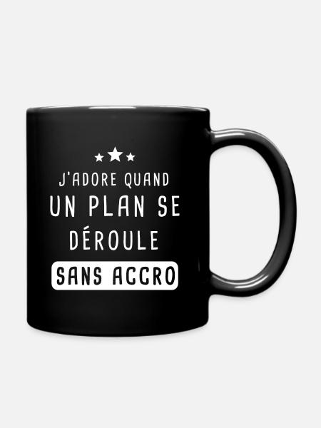 Phrase Culte Agence Tous Risques / Hannibal smith - Mug uni - noir
