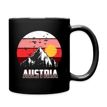 L'Autriche - Mug uni - noir - Droite