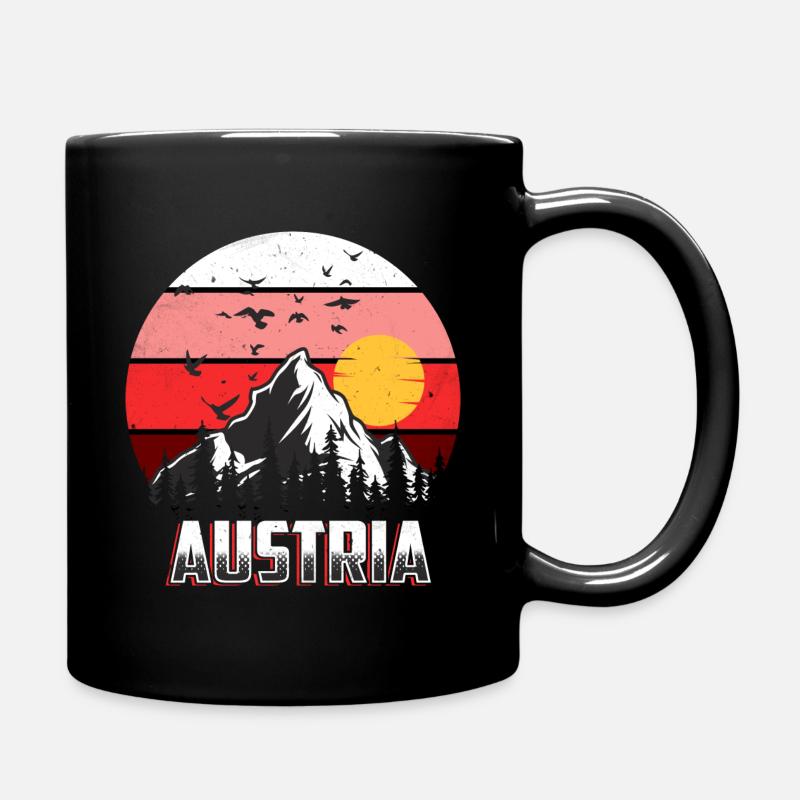Austria - Full Colour Mug - black