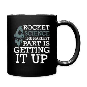 Rocket Science - Tasse einfarbig - Schwarz - Rechts
