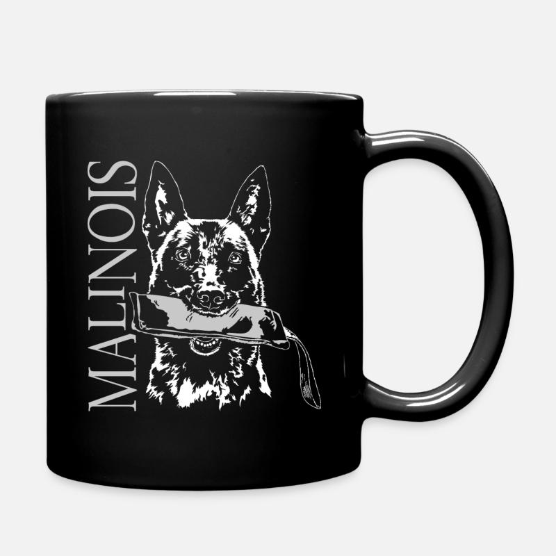 Belgischer MALINOIS Hundesport Hunde IGP Wilsigns - Tasse einfarbig - Schwarz
