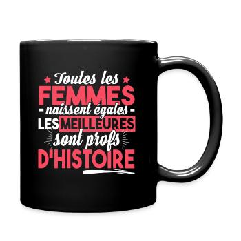 Prof Professeur Histoire Métier Collège Lycée - Mug uni - noir - Droite