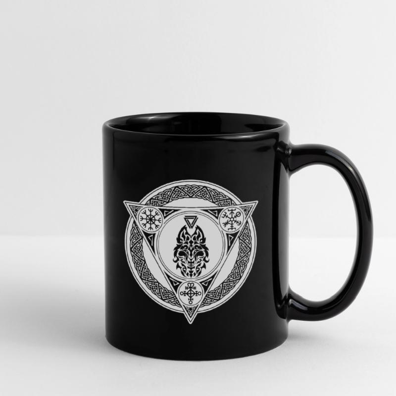Sternzeichen Wikingerfuchs Tasse einfarbig
