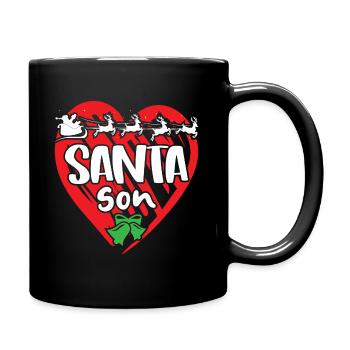 Père Noël Joyeux Noël - Mug uni - noir - Droite