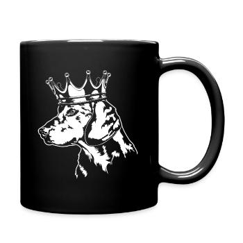 ALPENLÄNDISCHE DACHSBRACKE Krone Hunde Wilsigns - Full Colour Mug - black - Right