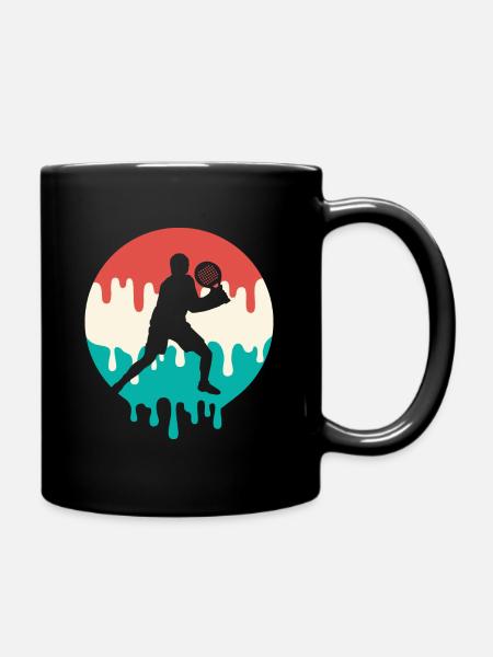 Joueur de padel dégoulinant de padel padel - Mug uni - noir