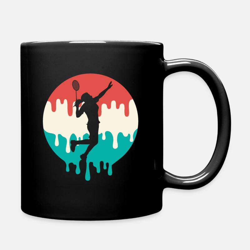 Joueur de badminton dégoulinant de badminton badminton - Mug uni - noir