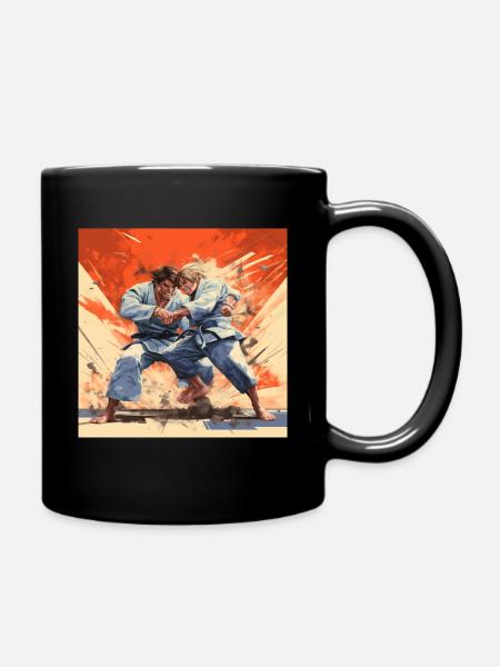Manga Judo - Full Colour Mug - black