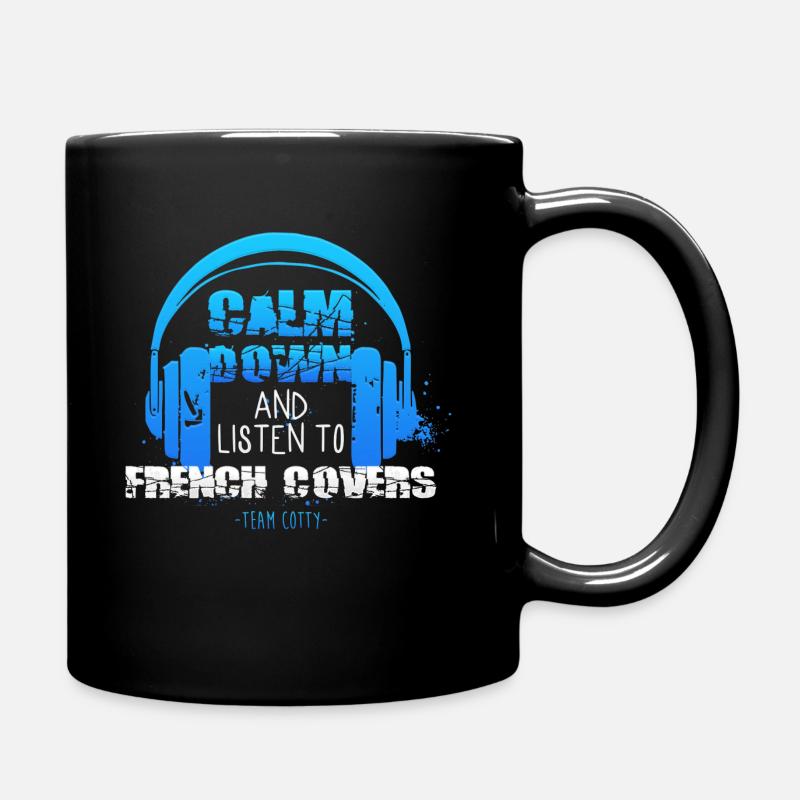calm down - Mug uni - noir