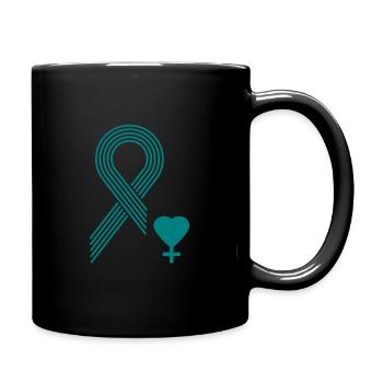No Longer Silent, Sexual Assault Awareness Month - Full Colour Mug - black - Right