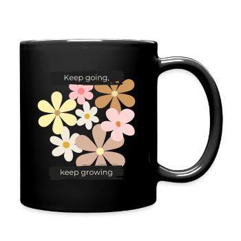 Continuez, continuez à grandir - Mug uni - noir - Droite