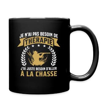 j'ai juste besoin d'aller à la chasse - Mug uni - noir - Droite