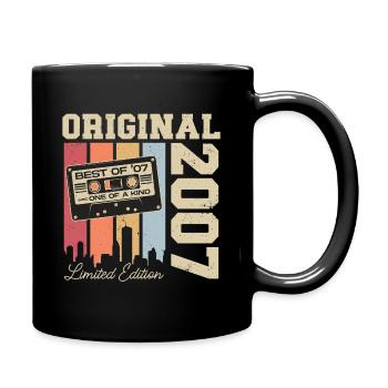 2007 Vintage Vintage Rétro Anniversaire - Mug uni - noir - Droite