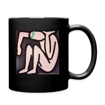feel free - Full Colour Mug - black - Right