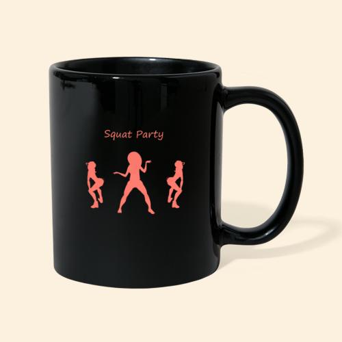 Squat party coral - Full Colour Mug