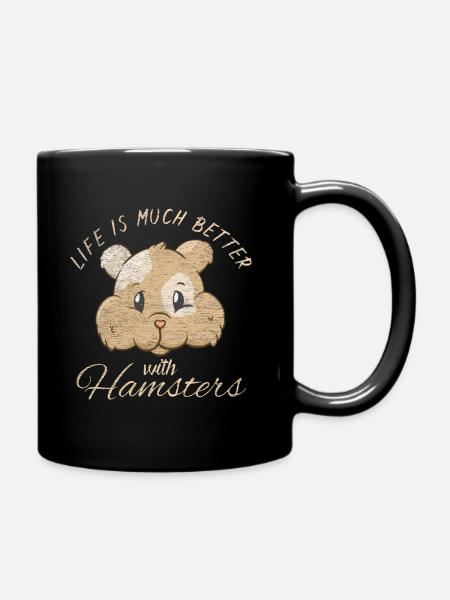 hamster - Mug uni - noir