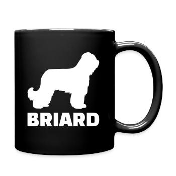Briard - Full Colour Mug - black - Right