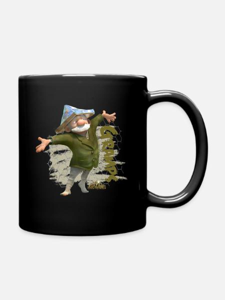 Insectibles Großvater Gramps - Tasse einfarbig - Schwarz