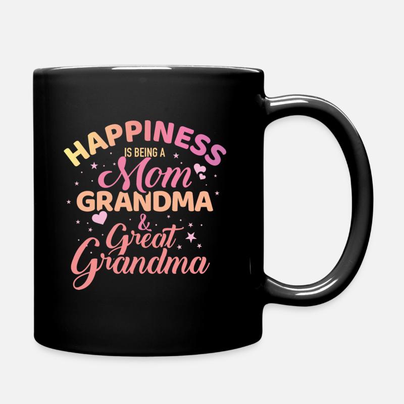 Uroma - Tasse einfarbig - Schwarz
