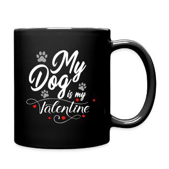 Dog lover - Full Colour Mug - black - Right