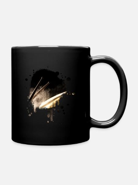 Schlagzeug drummers Band - Tasse einfarbig - Schwarz