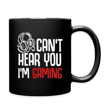 Gamer accro jeu de jeu enfant casque drôle - Mug uni - noir - Droite