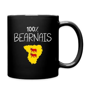 100 % bearnais - tee shirt homme béarn - béarnais - Mug uni - noir - Droite