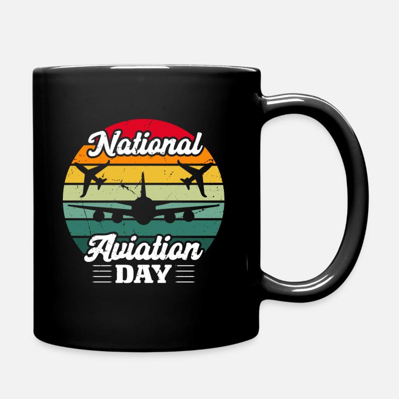 Journée nationale de l’aviation des États-Unis - Mug uni - noir