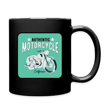 Bikers, motorcyclists - Full Colour Mug - black - Right