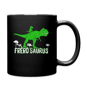 Frèro Saurus Humour Grand Frère Dinosaure - Mug uni - noir - Droite