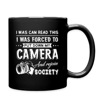 Photographe d’amour - Mug uni - noir - Droite
