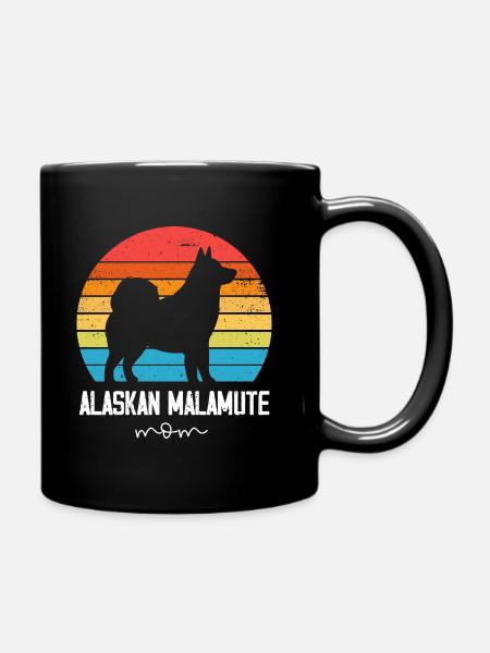 Chien Malamute d’Alaska - Mug uni - noir