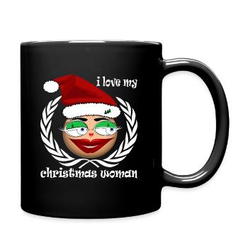 J’aime ma femme de Noël - Mug uni - noir - Droite