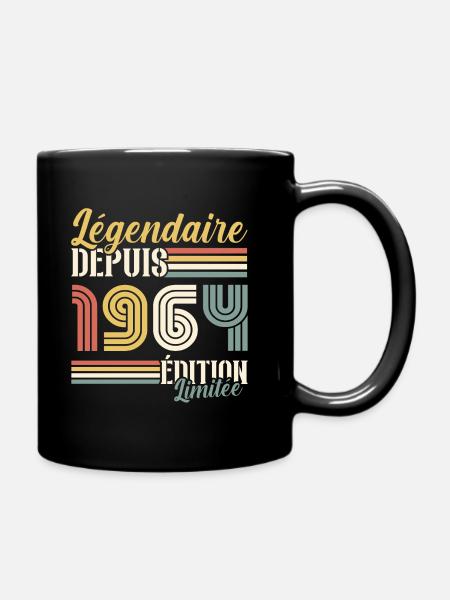 Légendaire Depuis 1964 - Mug uni - noir